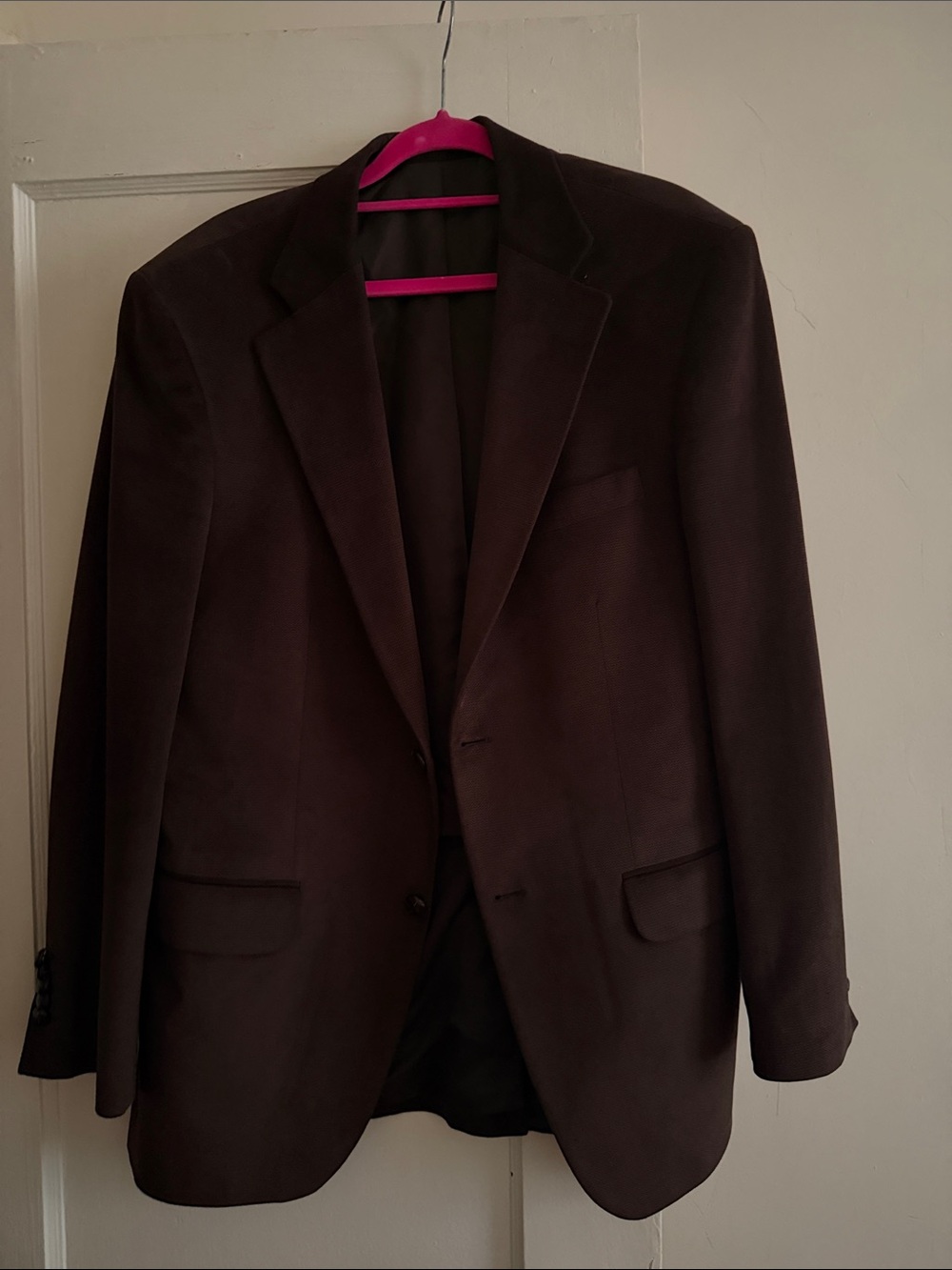 Smoking jacket Finesse Men's Dark Brown Single-Breasted Blazer OFFERS WELCOME